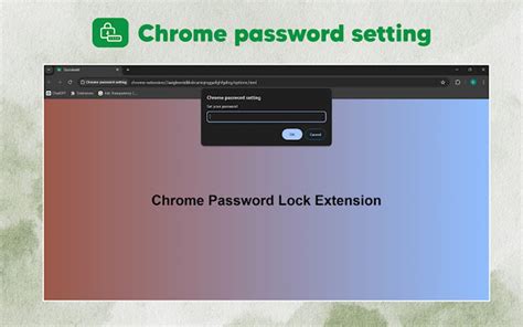 Extension Chrome Password