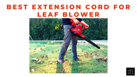 Extension Cord Leaf Blower