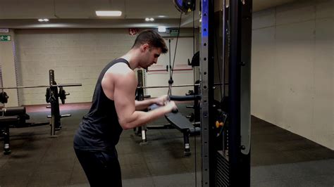 Extension De Triceps Barra Recta