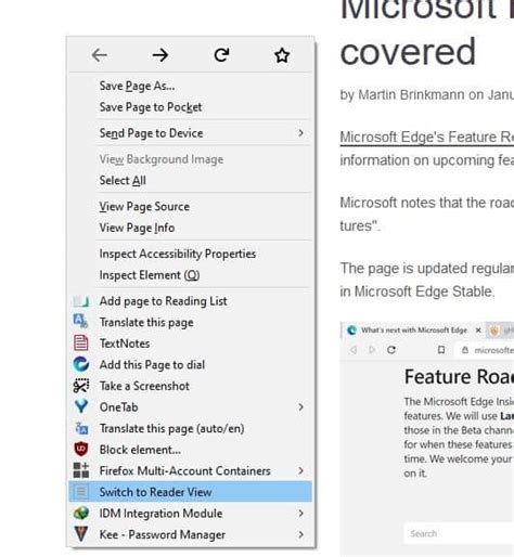 Extension Firefox To Read