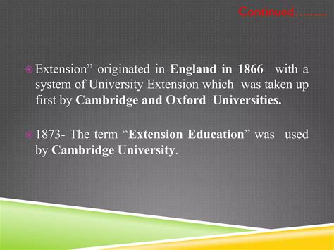 Extension Is Originated From Which Word