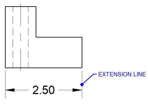 Extension Line Engineering Drawing Images Result Samdexo