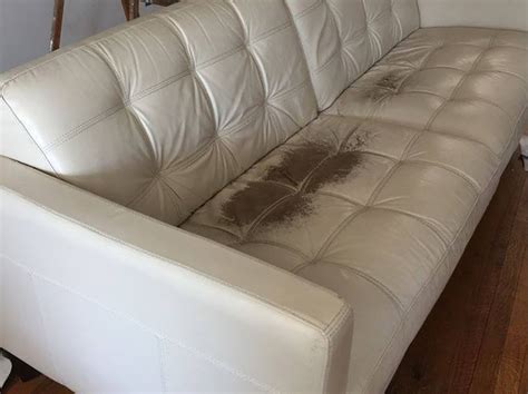 extensive damage on couch