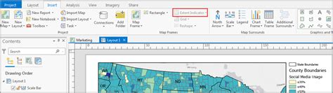 Extent Indicator Not Working Arcgis Pro