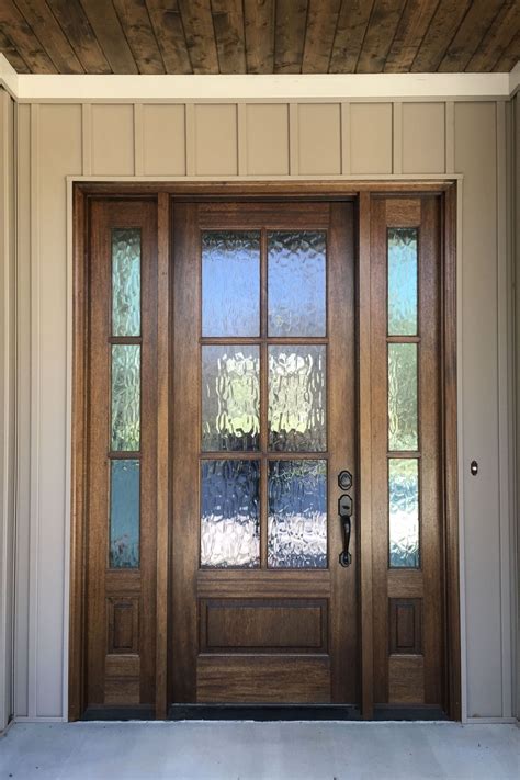 Sedona Full Glass Door, Sedona Side Lite & Transom Glass front entry