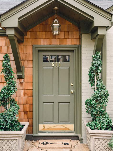Crushing On Sage Green Cottage front doors, Green front doors