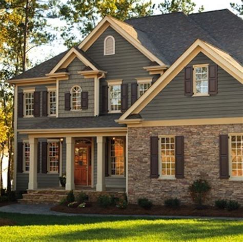 exterior color schemes with white siding