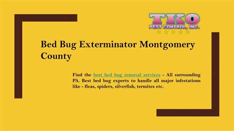 exterminator montgomery county va