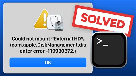 External Drive Won't Mount
