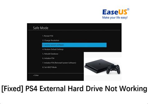 External Hard Drive Causing Ps4 To Crash