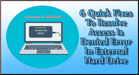 External Hard Drive Denied Access