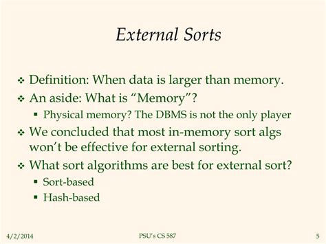 external sorting types