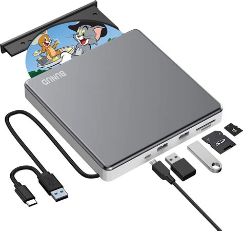 External CD DVD Drive TypeC USB 3.0 Player Disc Burner Reader for Laptop MAC OS eBay