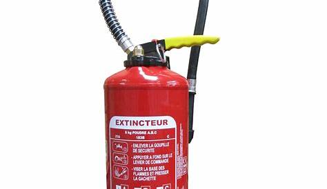 EXTINCTEUR 6 KG POUDRE ABC