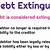 extinguished debt