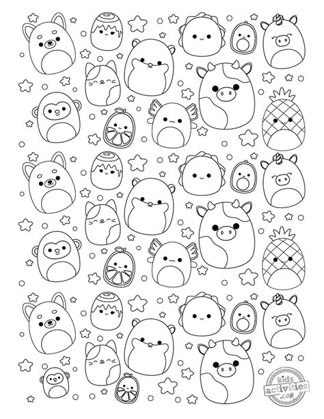Extra Large Squishmallows Coloring Pages: A Fun Activity For Everyone!