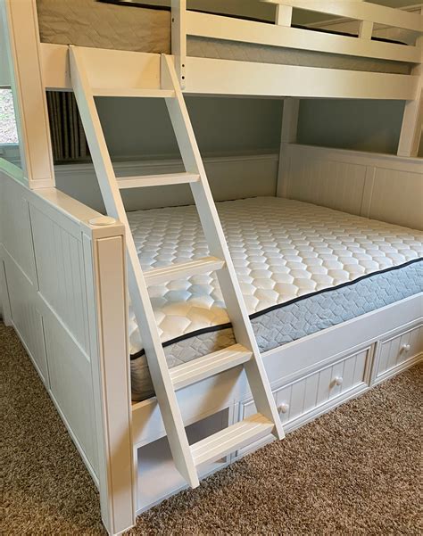 Newbridge Extra Long Twin Over Queen Bunk Bed with Trundle