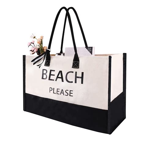Extra Large Canvas Beach Bag