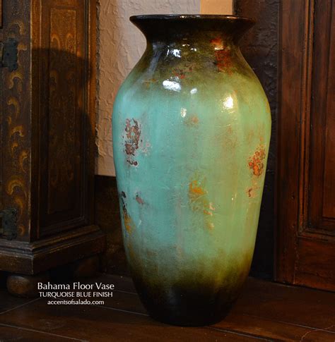 extra large floor vases tuscan turquoise