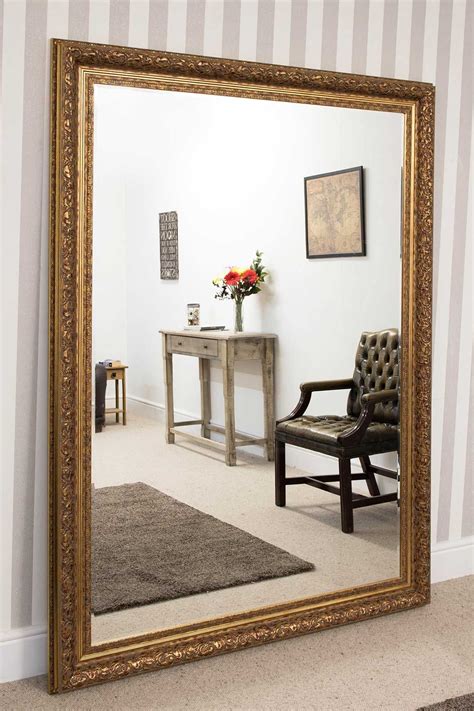 Extra Large Gold Framed Mirror