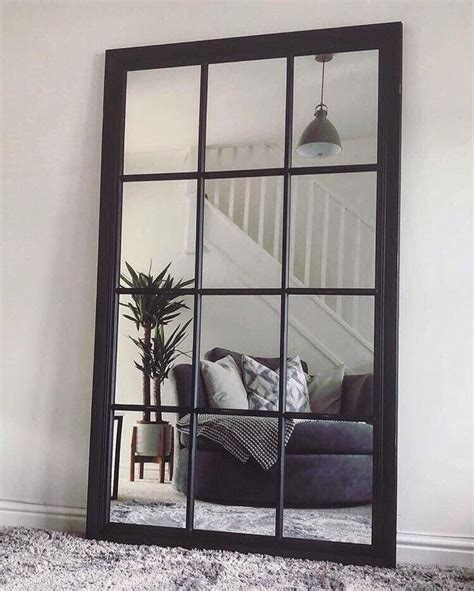Extra Large Mirror With Black Frame