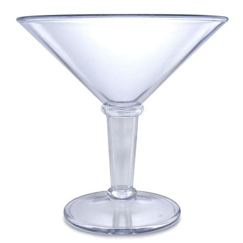 extra large plastic martini glasses