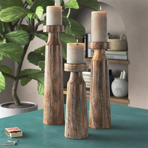 Extra Large Rustic Candle Holders