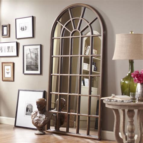 Extra Large Window Pane Floor Mirror