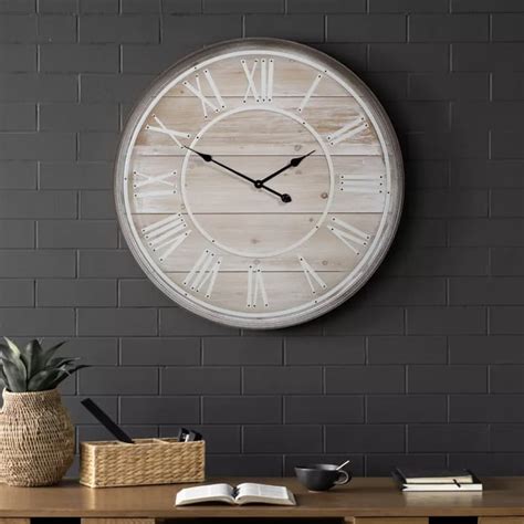 Extra Large Wooden Wall Clock