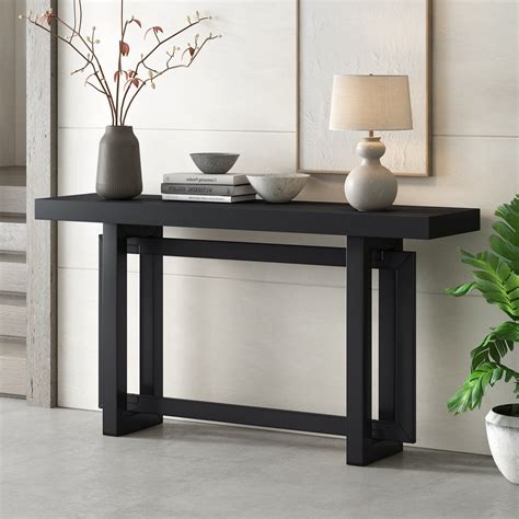 Extra Long Console Table Black
