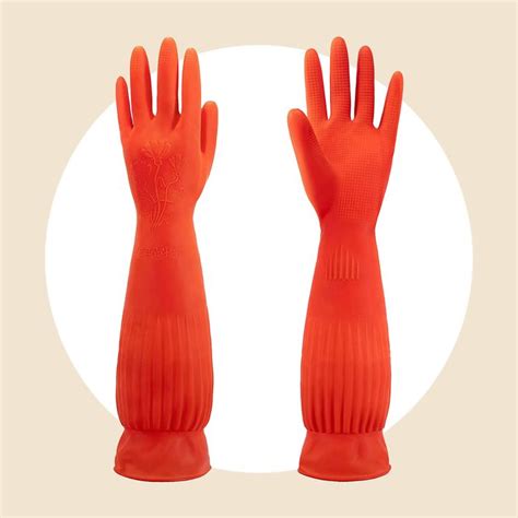 extra long dishwashing gloves