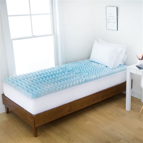extra long twin mattress memory foam topper