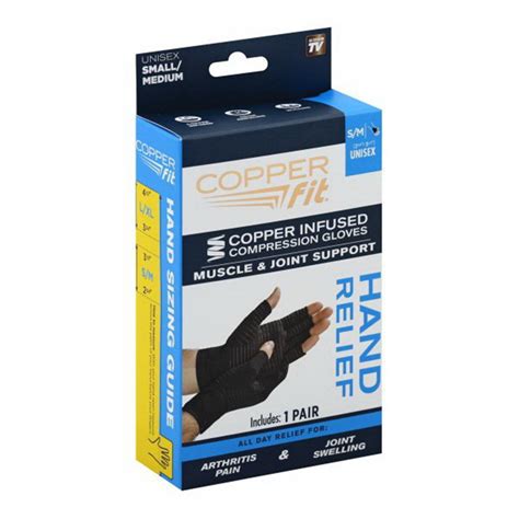 Extra Small Copper Compression Gloves