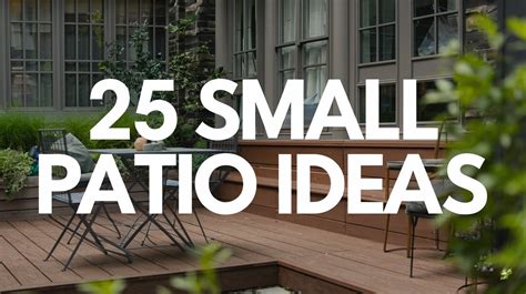 Extra Small Patio Ideas