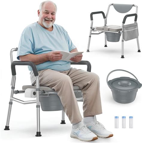 Extra Wide Commode Chair