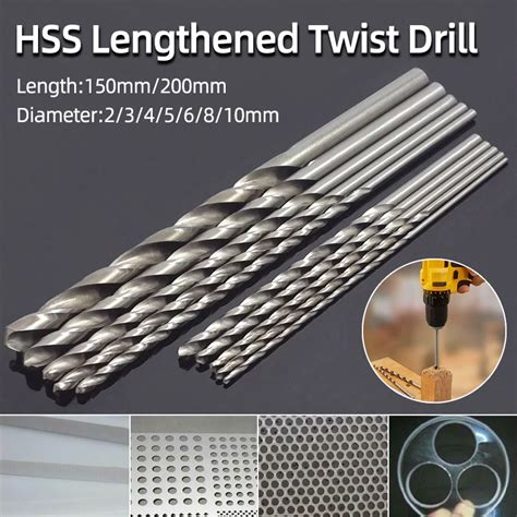 Extra Wide Twist Drill Bits
