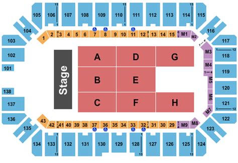 Extraco Events Center Seating Chart