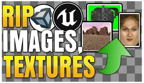 How to extract Textures and Pictures from any Game (UE4, Unity and more