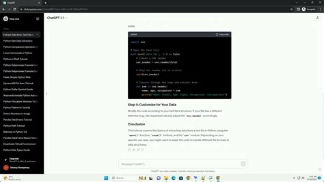 extract data from text file in python