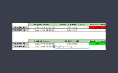 extract date from timestamp google sheets