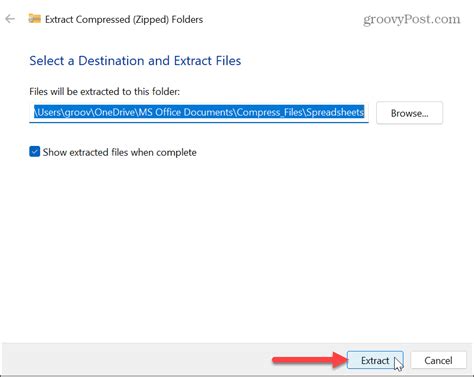 Extract Files From Directory