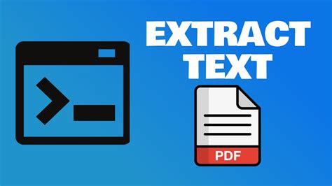 extract text from pdf command line