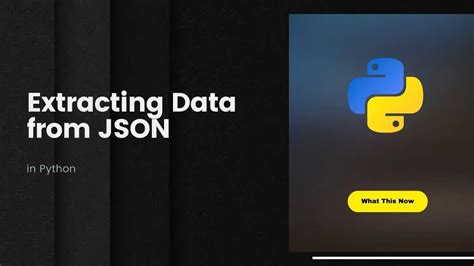 extracting data from json python for everybody