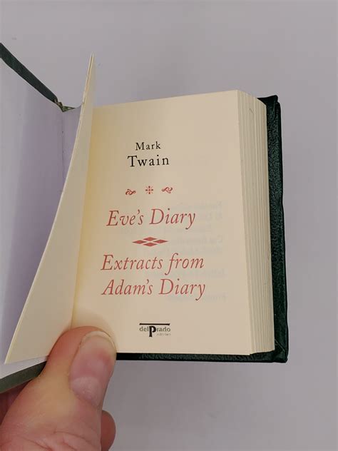 Extracts From Adam's Diary Answers