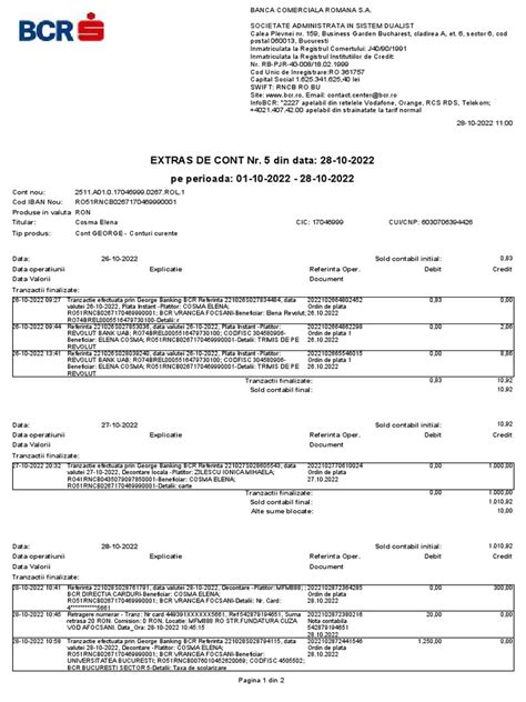 extras de cont monese