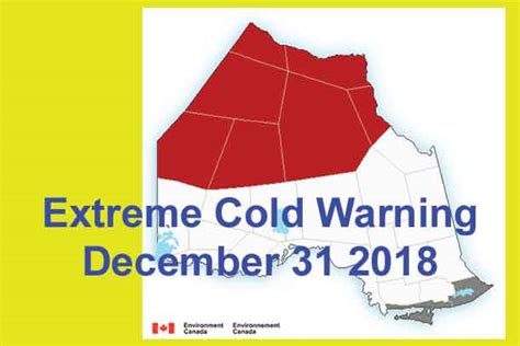 extreme cold warning ontario