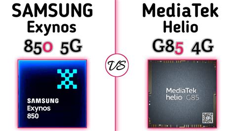 exynos 850 vs g85