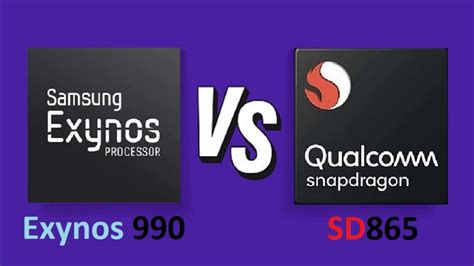 exynos 990 vs 865