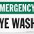 eye wash station sign printable