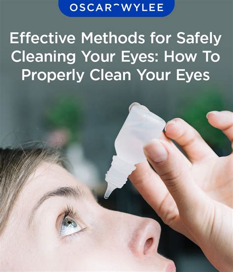 eye cleaning techniques